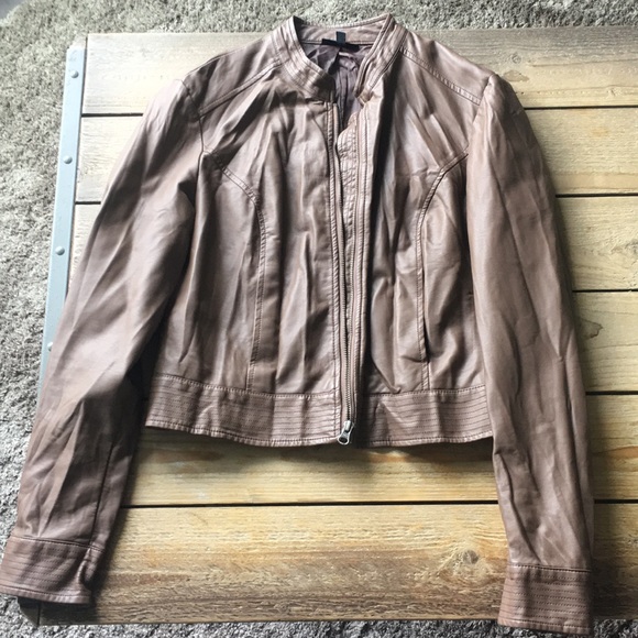 Apt. 9 Jackets & Blazers - Like new! Apt 9 Faux Leather Jacket